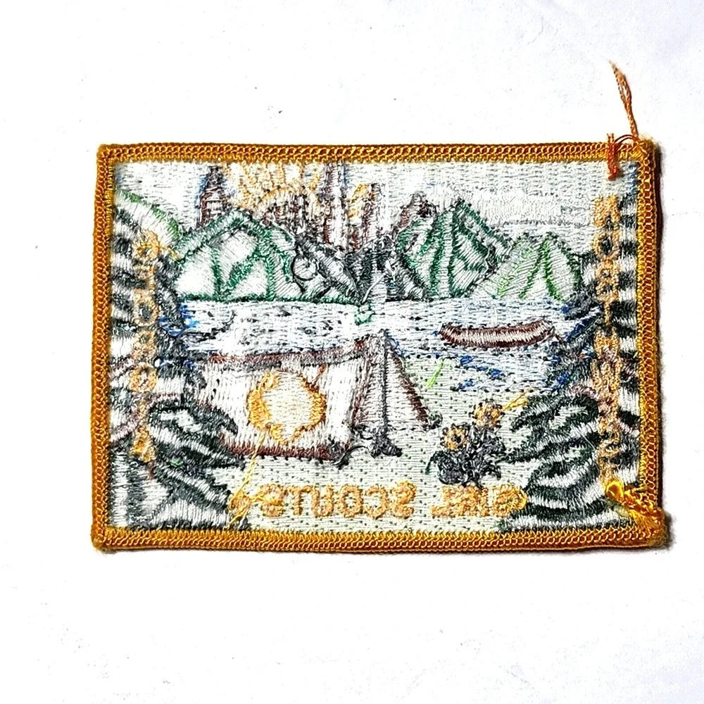 Girl Scouts embroidered girl